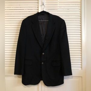 Loro Piana Neiman Marcus Black Cashmere Blazer 42R